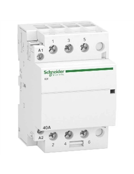 Schneider A9C20843 Kontaktör İct - 3 Kutup - 3 Na - 40 A - 220..240 V Ac ürün görseli 1