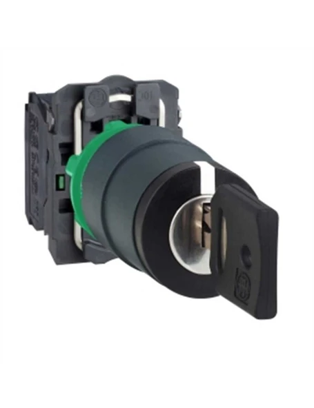 Schneider XB5AG33 22 mm Kilitli Buton 2Na 2-0-1 Aç-Kapa Plastik ürün görseli 1
