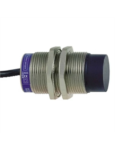 Telemecanique XS630B4MBL2 Endüktif Sensör XS6 M30 - L63mm - Pirinç - Sn22mm - 24..240VAC/DC - Kablo 2m ürün görseli 1
