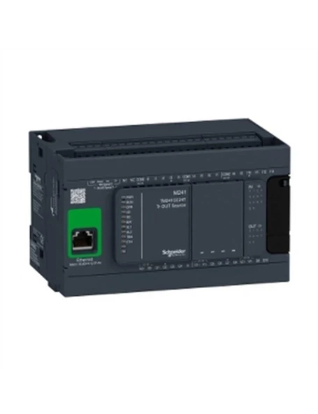 Schneider TM241CE24T M241 Plc 14 / 10 T Kontrolör 24 Gç ürün görseli 1