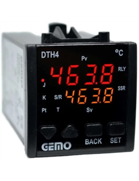 Gemo DTH4-230VAC Ekonomik Seri "Auto-tune PID" Sıcaklık Kontrol Cihazı ürün görseli 1
