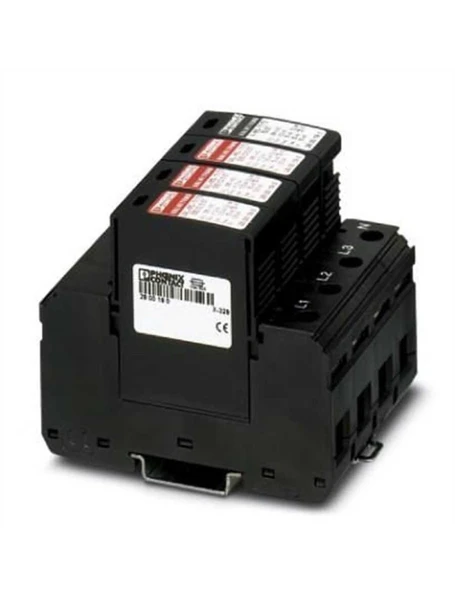 PHOENİX CONTACT 2800184 VAL-MS-T1/T2 335/12,5/3+1 Tip1/2 Yıldırım/Aşırı Gerilim Arestörü ürün görseli 1