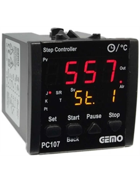 Gemo PC107-230VAC-R "Auto-tune PID" Sıcaklık Kontrol Cihazı ürün görseli 1