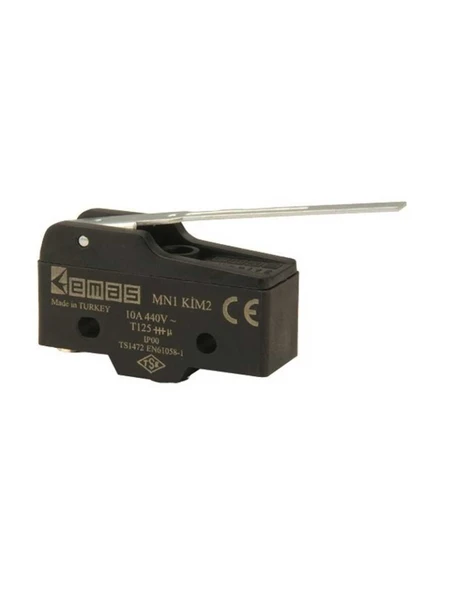 Emas MN1KIM2 Metal Uzun Kollu 1CO MN1 Serisi Plastik Mini Switch ürün görseli 1