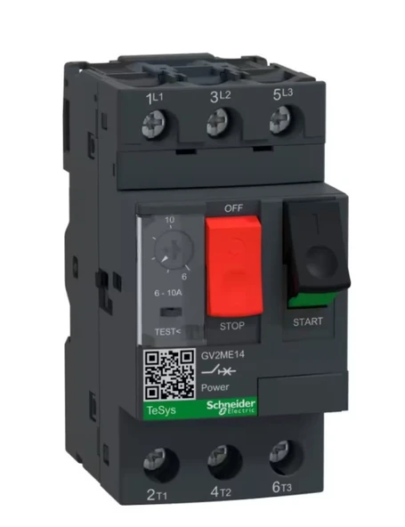 Schneider GV2ME14 Motor Koruma Şalteri 6-10A ürün görseli 1