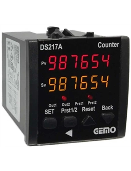Gemo DS217A-230VAC 6 Haneli Sayıcı ürün görseli 1