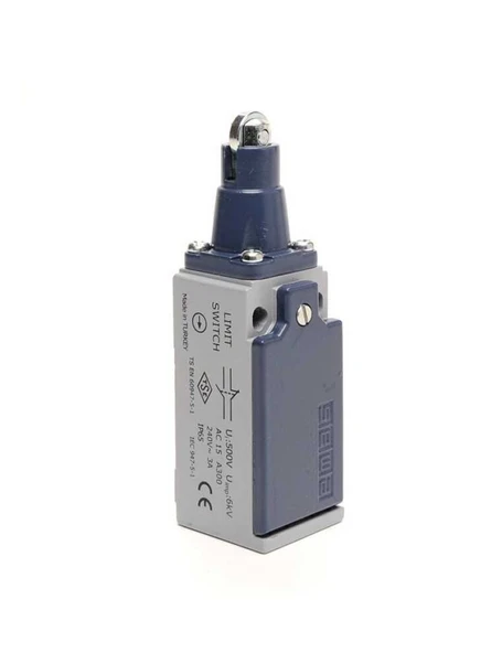 Emas L51K13MUM331 L51 Metal Gövde 13 mm Metal Makaralı Pim Ani Hareketli 1NO+1NC Sınır Şalter ürün görseli 1