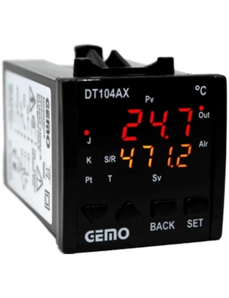 Gemo DT104AX-230VAC-S "Auto-tune PID" Sıcaklık Kontrol Cihazı ürün görseli 1