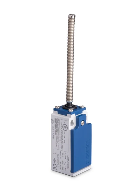 Emas L5K13SOM103 L5 Plastik Gövde 7 mm Küt Metal Uç Metal Yay Kol Ani Hareketli 1NO+1NC Sınır Şalter ürün görseli 1