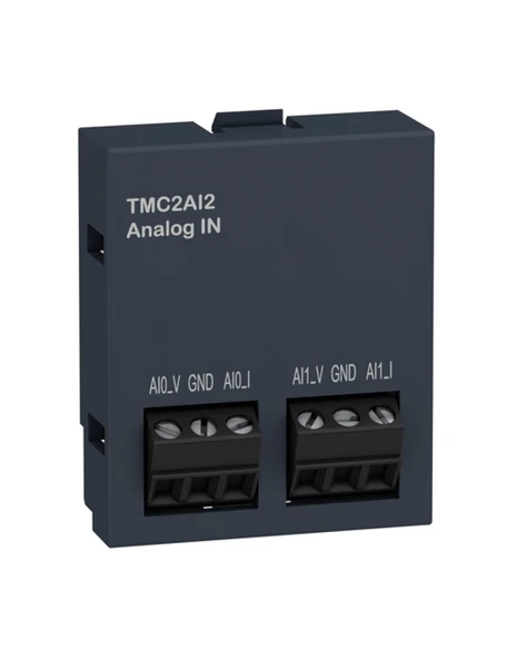 Schneider TMC2AI2 M221 Kartuş-2 Analog Akım Girişi-G/Ç Uzatma ürün görseli 1