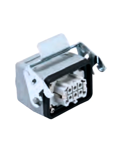 Tp Electric 60616-300-01P16 6X16A Uzatma Prizi Üstten Giriş Mandallı Contalı Vidalı IP65 ürün görseli 1