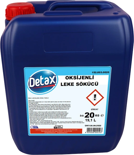 Detax Çamaşır Suyu 20 Kg Klasik ürün görseli 1