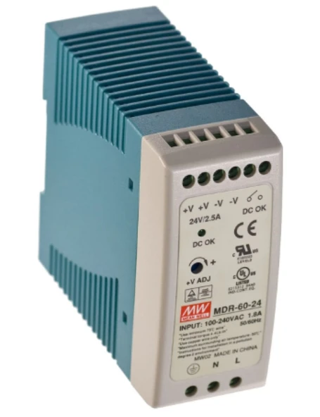 24VDC 2.5A Ray Montaj Güç Kaynağı ürün görseli 1