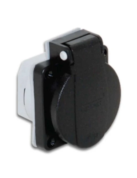 Tp Electric 3101-310-0300 1X16A Pano Prizi 16A Siyah IP54 Vidalı ürün görseli 1