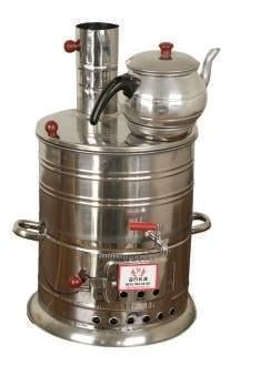Anka Odunlu 2Demlikli  13Litre Paslanmaz Semaver ürün görseli 1
