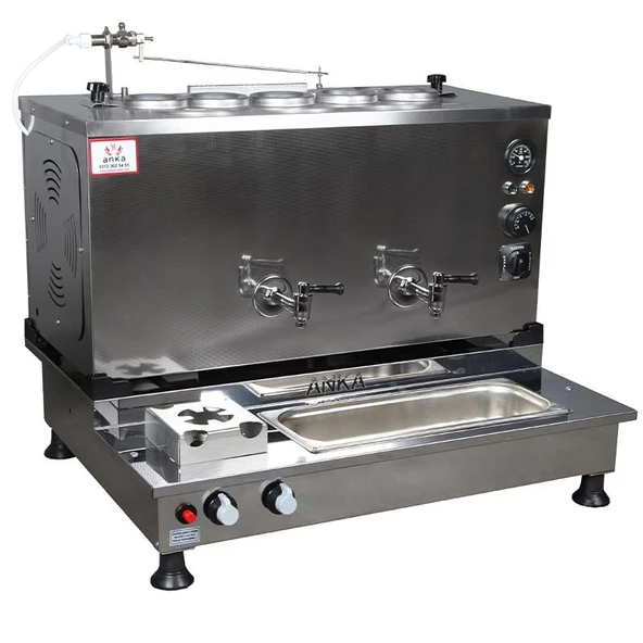 Anka Pro Plus Otomatik Çay Kazanı 5 Demlikli 50 Litre Inox Elektrikli Tüplü ürün görseli 1