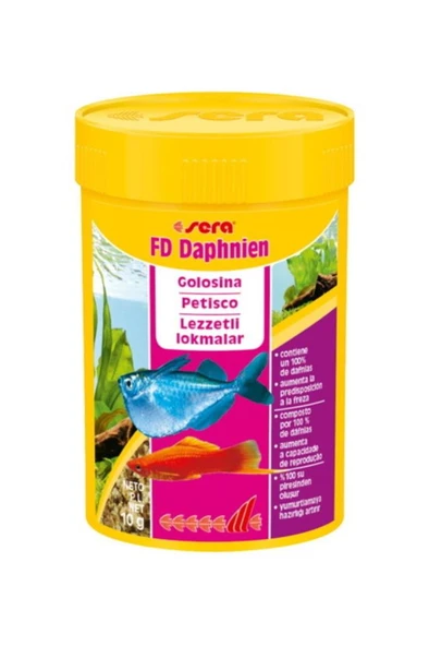 Sera FD Daphnien (su piresi) Balık Yemi 100 ML ürün görseli 1