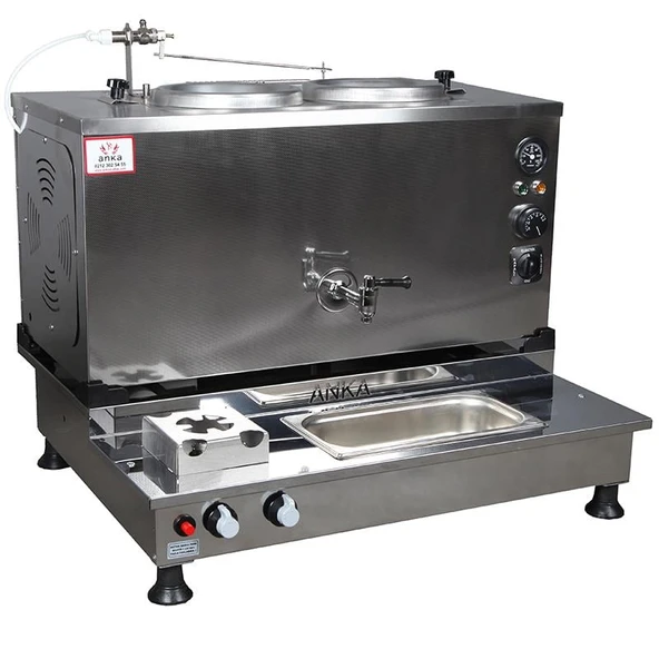 Anka Pro Plus Otomatik Çay Kazanı 2 Demlikli 20 Litre Inox Elektrikli Tüplü ürün görseli 1