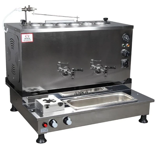 Anka Pro Plus Otomatik Çay Kazanı 6 Demlikli 60 Litre Inox Elektrikli Doğalgazlı ürün görseli 1