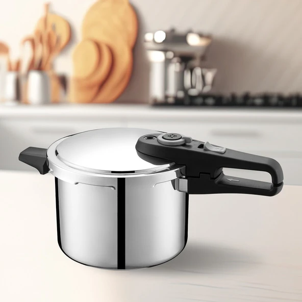 Emsan Fast Cooker Çift Emniyetli Düdüklü Tencere 4 Lt ürün görseli 1
