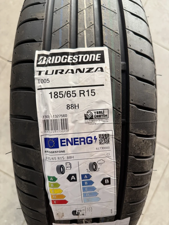 PTTAVM: BRIDGESTONE / 185/65R15 (TURANZA T005) 2025 YAZ LASTİĞİ