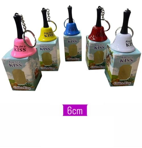 Kiss Mini Çan Zil Anahtarlık 6cm - 1 adet ürün görseli 1