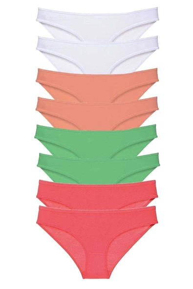 8 adet Süper Eko Set Likralı Kadın Slip Külot 527 ürün görseli 1