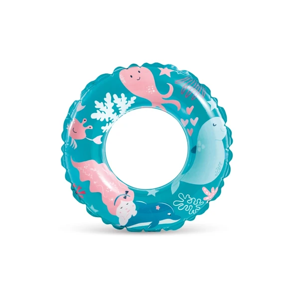 Şeffaf Baskılı Deniz Havuz Simit 61 cm (6-10 Yaş) ürün görseli 1