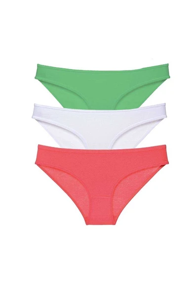 3 adet Süper Eko Set Likralı Kadın Slip Külot 546 ürün görseli 1