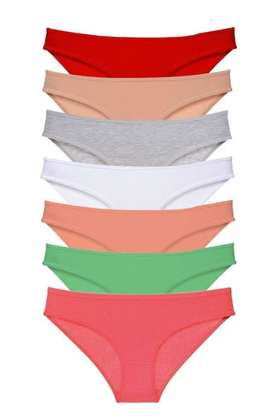 7 adet Süper Eko Set Likralı Kadın Slip Külot Set 8 ürün görseli 1
