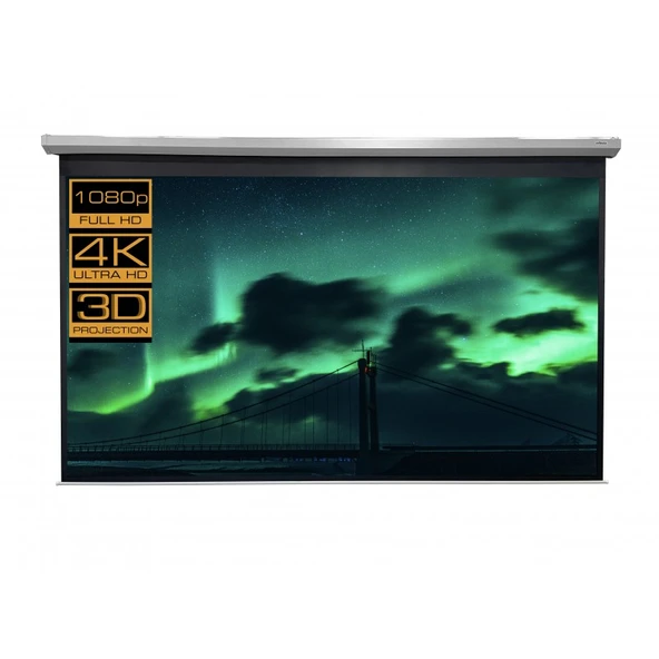 reflecta CrystalLine Motorlu 4K Perde 400x270 (390x220) cm 16:9 45 cm Bordür ürün görseli 1