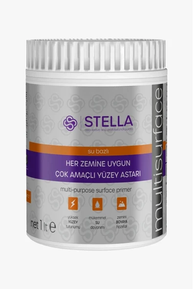 STELLA HER ZEMİNE UYGUN ÇOK AMAÇLI YÜZEY ASTARI 500ML ürün görseli 1