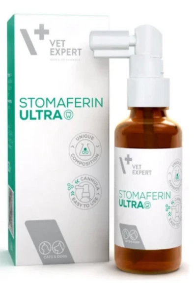 Vet Expert Stomaferin Ultra Klorheksidin İçeren Kedi Köpek Ağız Bakım Spreyi ürün görseli 1