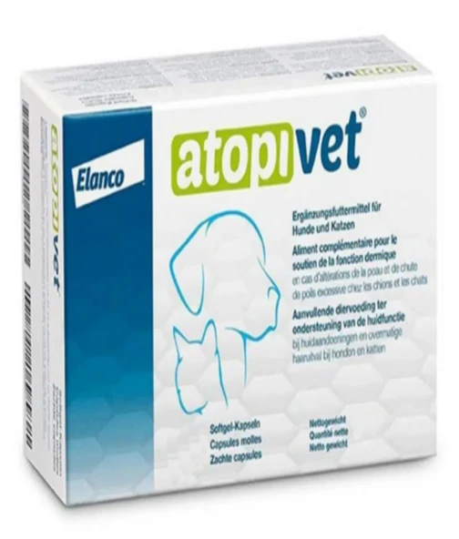 ELANCO Atopivet Kedi Köpek Cilt Deri Sağlığı Desteği 2 ml 16 pipet ürün görseli 1
