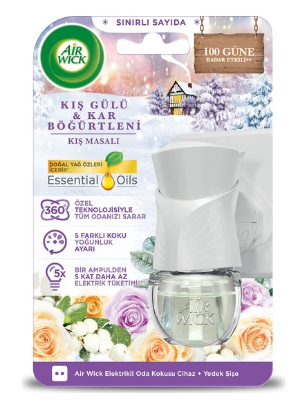 Air Wick Elektrikli Kit Oda Kokusu Kış Masalı 1 Adet Cihaz + 1 Adet Yedek Şişe Esansiyel Yağlar İçerir ürün görseli 1