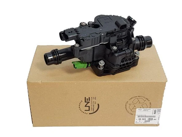 KOMPLE TERMOSTAT (GOVDELI) PEUGEOT P3008 II (P84) 1.6 BLUEHDI OPEL COMBO CROSSLAND 1.6 HDI  DV6FC DV6FD DV6FE B16DT ürün görseli 1