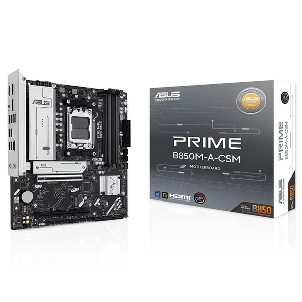 ASUS PRIME B850M-A-CSM DDR5 HDMI-DP PCIE 5.0 AM5 MATX KURUMSAL ANAKART ürün görseli 1