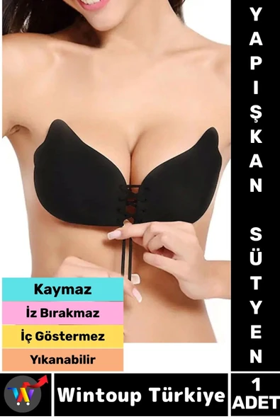 İz Bırakmaz Kaymaz Göğüs Dikleştiren Dolgun Gösteren Toparlayan Göğüs Ucu Kapatıcı Yapışkan SÜTYEN ürün görseli 1