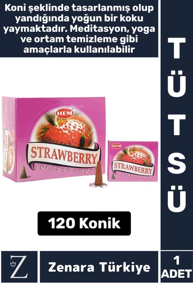 Rahatlama Arınma Dinginlik Meditasyon Yoga Chakra Pozitif Enerji Hoş Kokulu KONİK TÜTSÜ 120 Adet ürün görseli 1