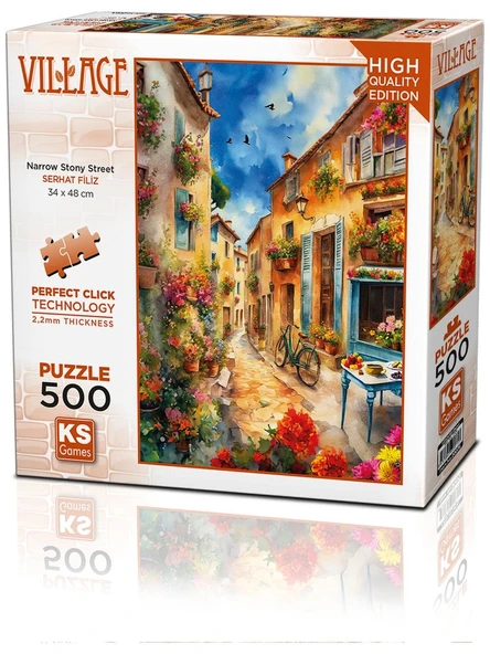 KS Games Narrow Stony Street 500 Parça Puzzle ürün görseli 1