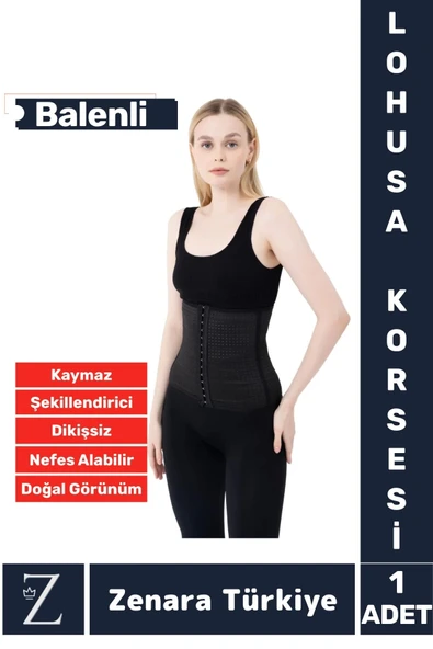 Özel Üretim Vücut Şekillendiren Beden Küçülten Toparlayan Doğum Sonrası Balenli Lohusa Korsesi ürün görseli 1