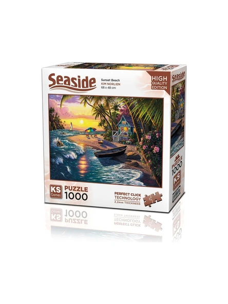KS Games Sunset Beach 1000 Parça Puzzle ürün görseli 1