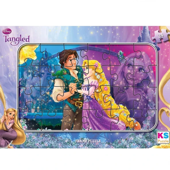 Ks Games Puzzle 24 Parça Tangled Frame Puzzle ürün görseli 1