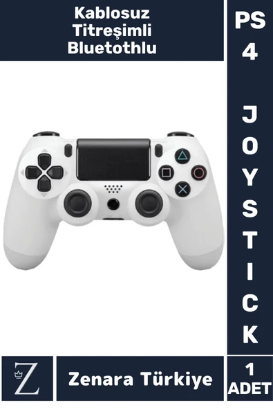 4 Kablosuz Bluetooth Titreşimli PS 4/PC Uyumlu Playstation 4 Wireless Joystick Oyun Kolu ürün görseli 1