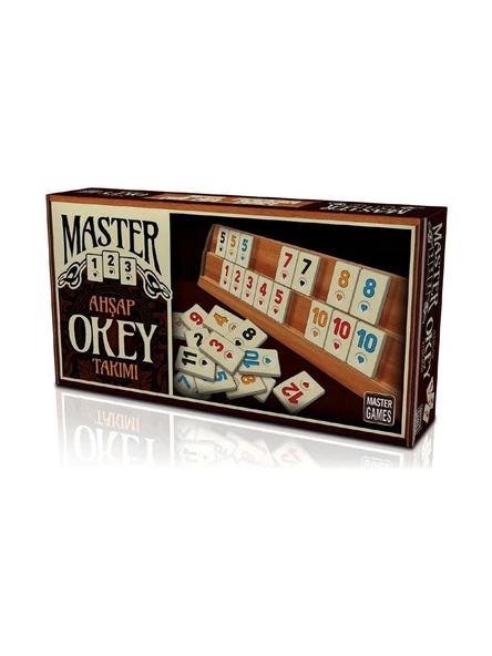 Ks Games Okey Takımı Ahşap Master Elegance Ahşap Okey Takımı ürün görseli 1