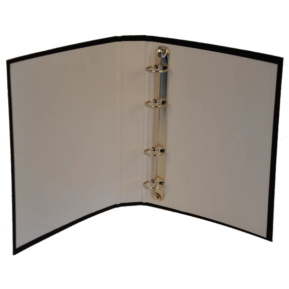 Bafix Talebe Klasörü Pvc 4 Halkalı A5 Siyah (20 Li Paket) ürün görseli 1