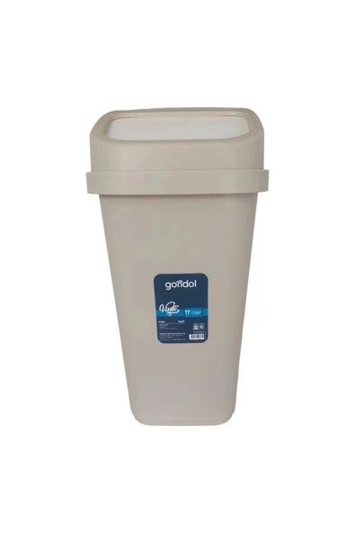 Kapaklı Çöp Kovası, Plastik 17 Lt  Royaleks-G647 ürün görseli 1
