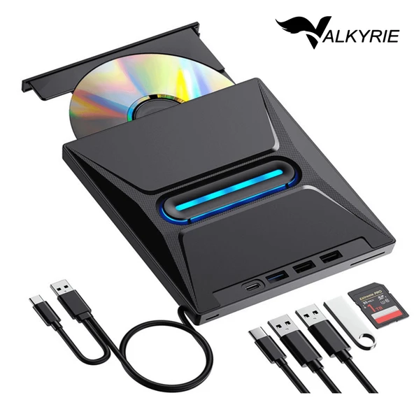 極上品！Core-i5/テンキー/HDD640G/ソフト多数/DVD焼き/特典 PTTAVM: Valkyrie USB 3.0 Harici External CD DVD Okuyucu Yazıcı LED