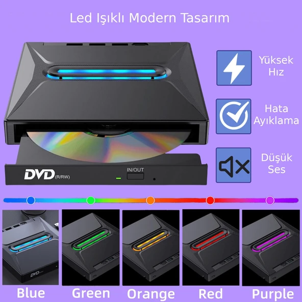 極上品！Core-i5/テンキー/HDD640G/ソフト多数/DVD焼き/特典 PTTAVM: Valkyrie USB 3.0 Harici External CD DVD Okuyucu Yazıcı LED