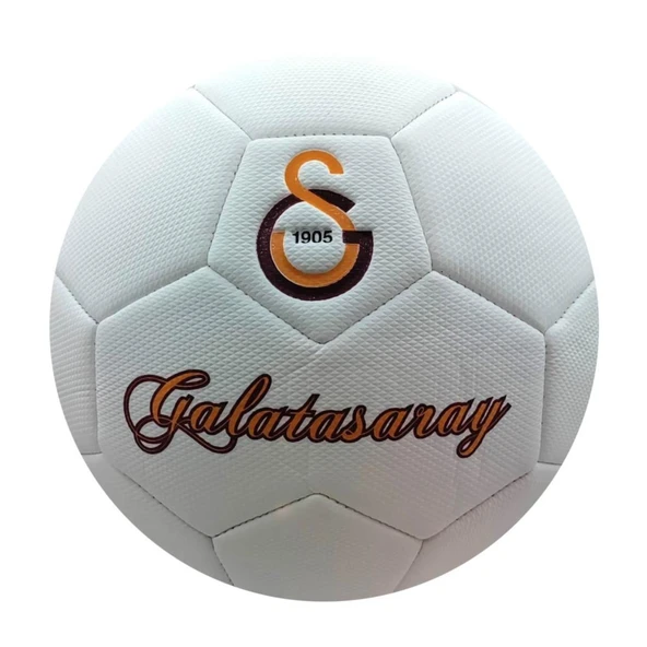 Galatasaray Lisanslı Futbol Topu Premium No:5 Beyaz ürün görseli 1